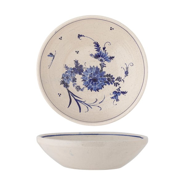 Niebiesko-beżowa misa z terakoty ø 41 cm Aleni – Bloomingville-image-2