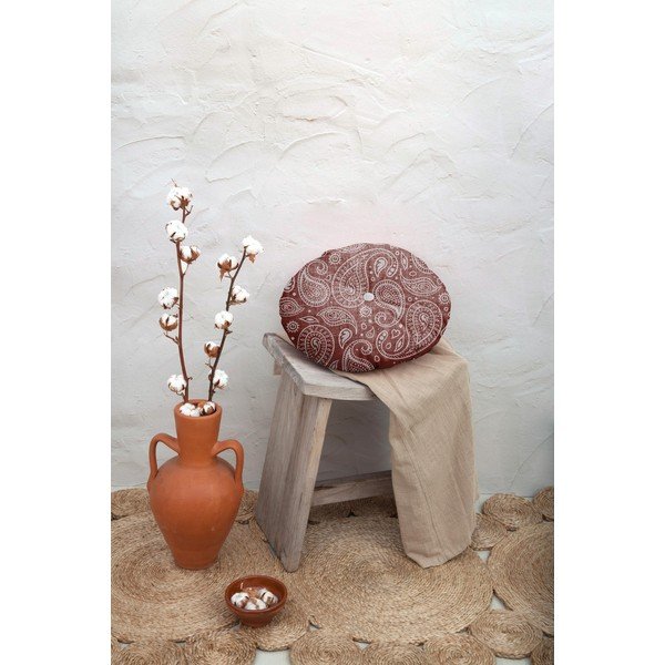 Poduszka Really Nice Things Cojin Redondo Paisley, ⌀ 45 cm-image-1
