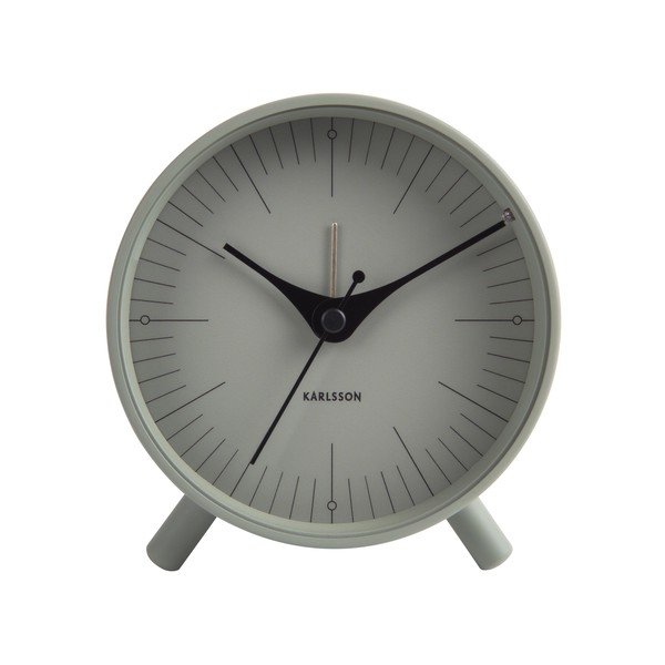 Zielony metalowy budzik Karlsson Index, ø 11 cm-image-3