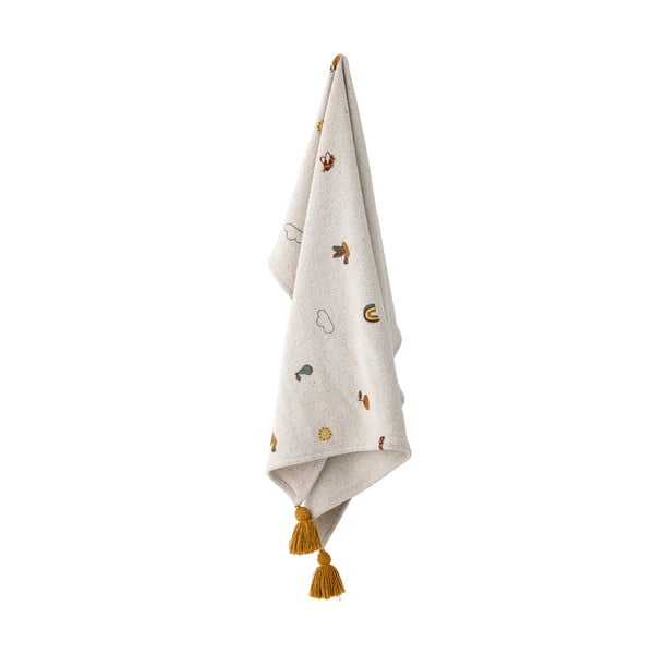 Biały koc dziecięcy 80x100 cm Agnes – Bloomingville Mini-image-4