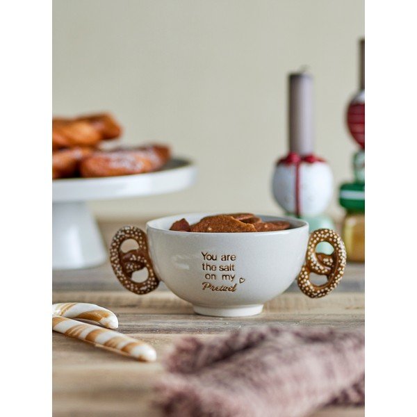 Kremowa kamionkowa miska 320 ml Treats – Bloomingville-image-1