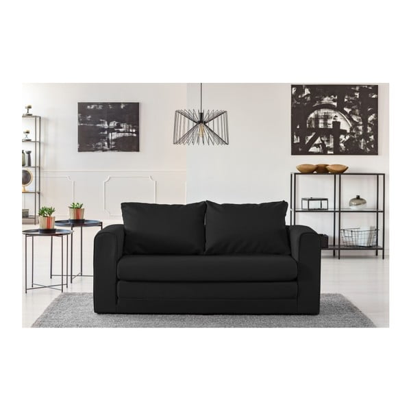 Czarna sofa rozkładana Cosmopolitan Design Honolulu-image-4