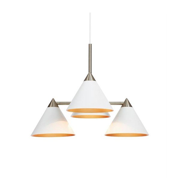 Biała lampa wisząca z czterema kloszami Markslöjd Klint-image-2