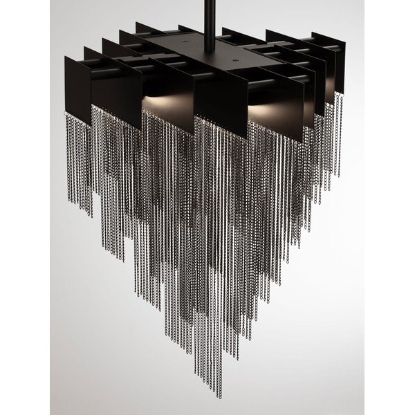 Stalowa lampa wisząca LED ze ściemniaczem w kolorze matowej czerni Revια – Nova Luce-image-3