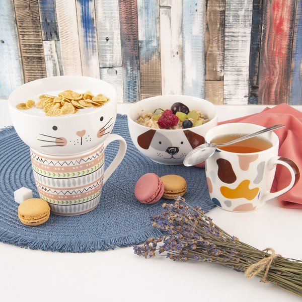 Porcelanowy zestaw kubka i miski 2 szt. 350 ml – Orion-image-1