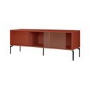 Szafka pod TV w kolorze terakoty 160x60x42 cm Met – noo.ma