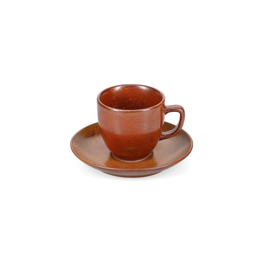 Brązowa porcelanowa filiżanka do cappuccino 200 ml Ovio – BonBistro (zdjęcie 4)