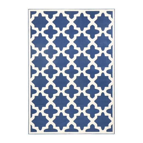 Niebiesko-biały dywan Zala Living Noble, 140x200 cm