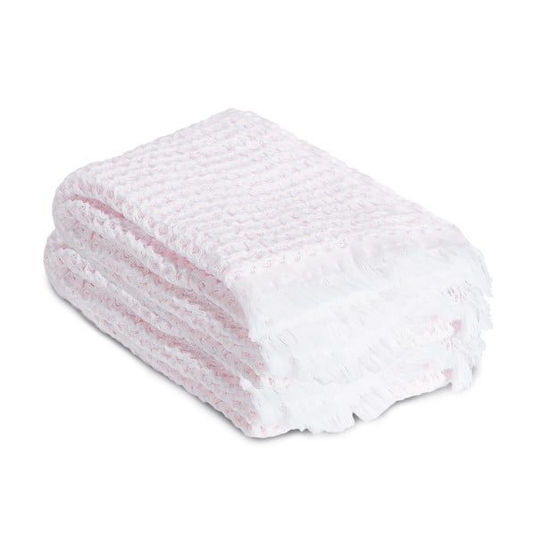 Ręcznik Whyte 65 x 100 cm, biało-różowy