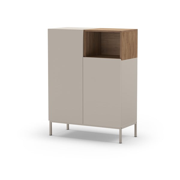 Kremowa szafka 90x120 cm Cailin – Marckeric-image-2