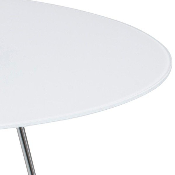 Biały stolik Actona Casia, ⌀ 80 cm-image-2