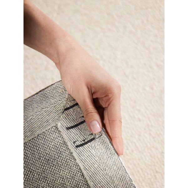 Kremowy wełniany dywan tkany ręcznie 200x290 cm Puristic Knots – Elle Decoration-image-4