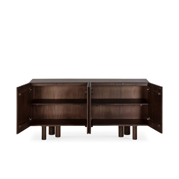 Brązowa komoda z litego drewna mango 160x80x40 cm Tamira – MOME-image-3