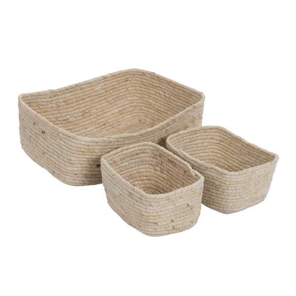 Koszyki zestaw 3 szt. 35x25x12 cm – Ixia