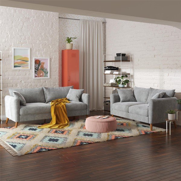Jasnoszara sofa 190 cm Magnolia – Novogratz-image-1