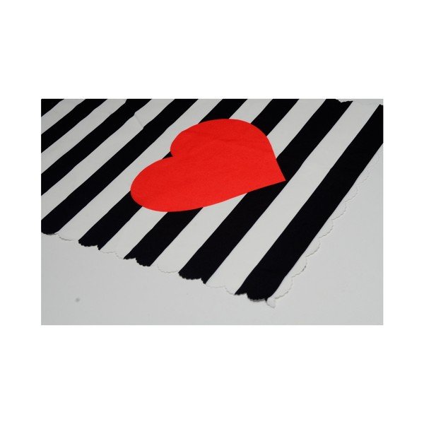 Bieżnik 45x140 cm Black Stripes – Minimalist Cushion Covers-image-1