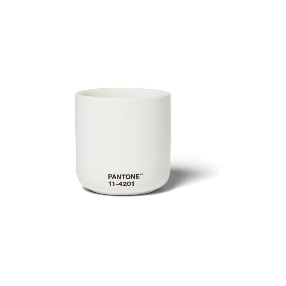 Biała ceramiczna filiżanka do cappuccino 175 ml Cortado Cloud Dancer - Pantone