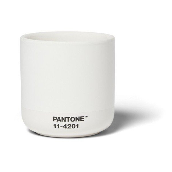 Biała ceramiczna filiżanka do cappuccino 175 ml Cortado Cloud Dancer - Pantone