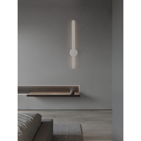 Aluminiowy kinkiet LED w kolorze matowego srebra Norei – Nova Luce-image-2