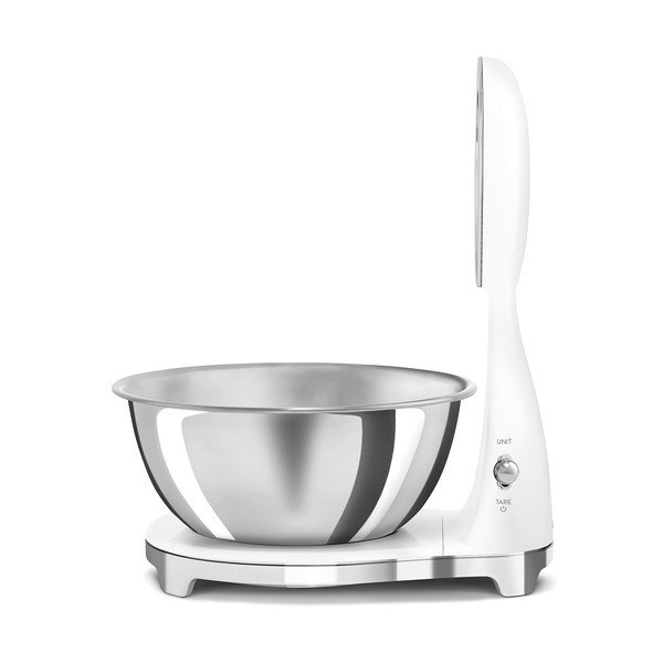 Biała plastikowa cyfrowa waga kuchenna – SMEG-image-2