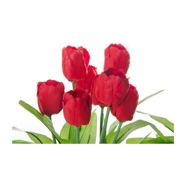 Zestaw 3 kwiatków dekoracyjnych w doniczkach Casa Selección Tulip-image-3