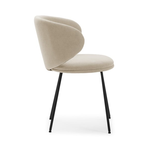 Beżowe tapicerowane fotele jadalniane zestaw 2 szt. Rush – Marckeric-image-3