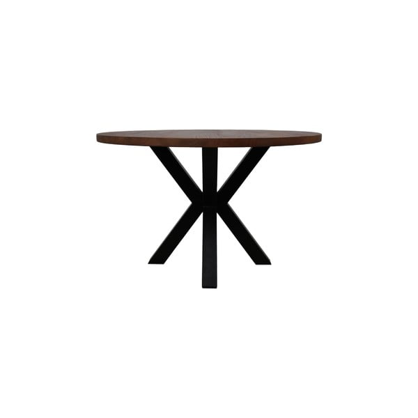 Okrągły stół z blatem z drewna mangowca HMS collection, ⌀ 120 cm-image-3