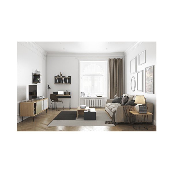 Czarny system półek TemaHome Bern, szer. 90 cm-image-1