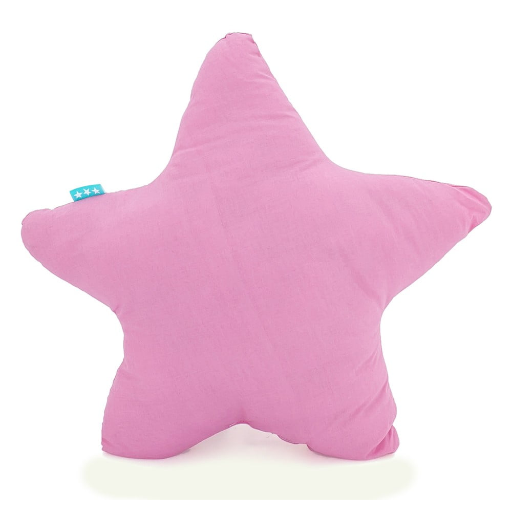 Różowa bawełniana poduszeczka Friday Basic Estrella Pink, 50 x 50 cm
