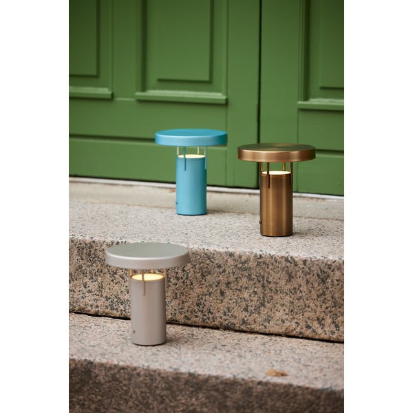 Lampa stołowa LED ze ściemniaczem w kolorze brązu (wysokość 20 cm) BringMe – Hübsch-image-4