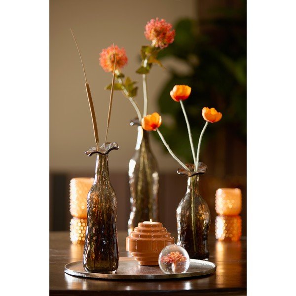 Szklany obciążnik do papieru (wysokość 8 cm) Flower – Light & Living-image-1