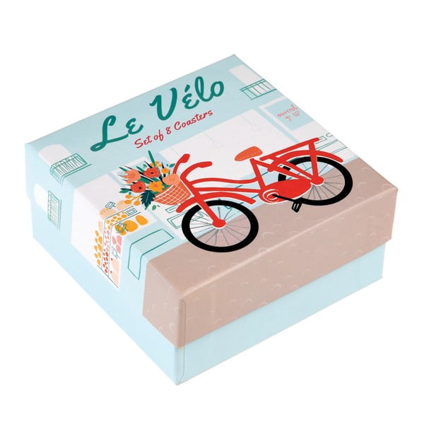 Zestaw 8 jednorazowych podkładek Rex London Le Vélo