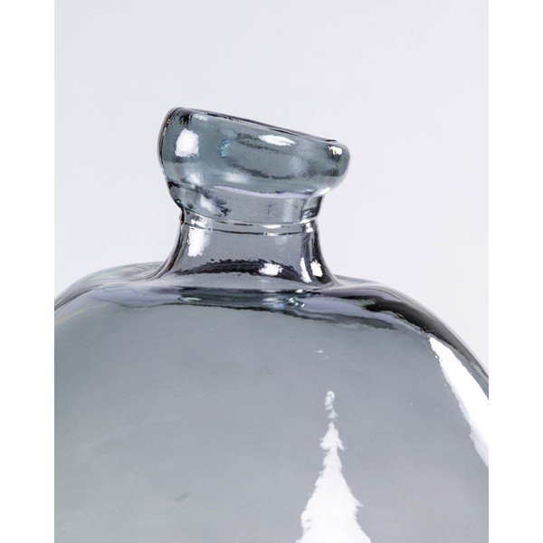 Niebieski wazon ze szkła z recyklingu (wysokość 33 cm) Brenna – Kave Home-image-3