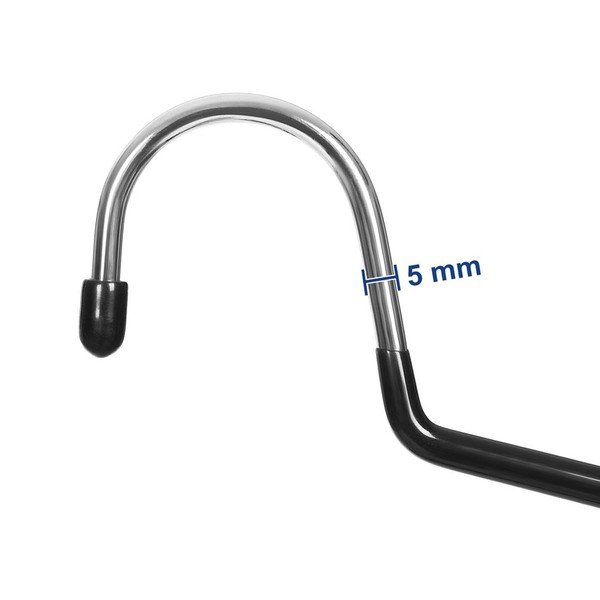 Zestaw 20 czarnych metalowych wieszaków Songmics-image-3