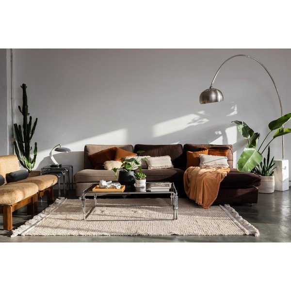 Beżowy bawełniany dywan 140x200 cm Duetto Sage – Lorena Canals-image-1