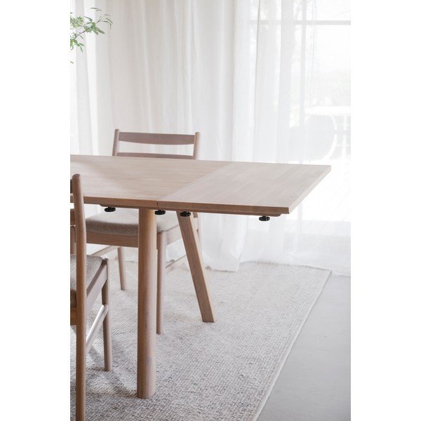 Dodatkowy blat do stołu z litego drewna dębowego 95x45 cm Clapperton – Rowico-image-2