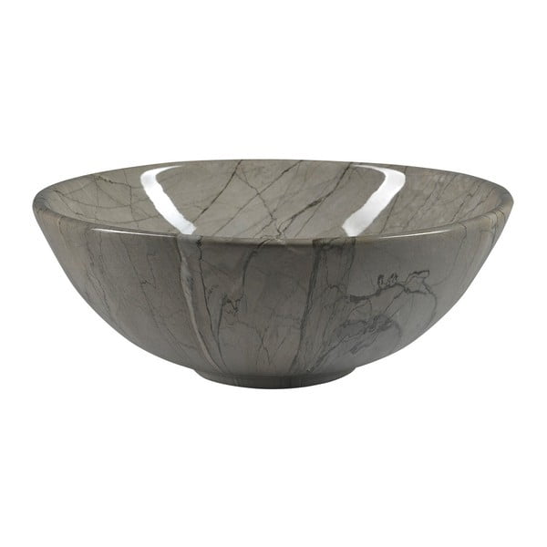 Szara ceramiczna okrągła umywalka ø 42 cm Dalma – Sapho-image-1