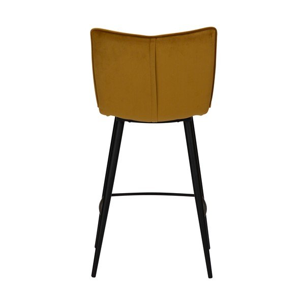 Żółty aksamitny hoker DAN-FORM Denmark Join, wys. 93 cm-image-4