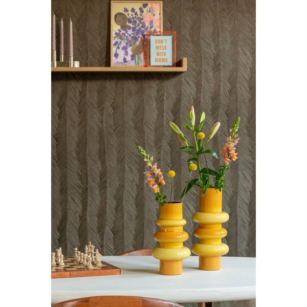 Pomarańczowy żelazny wazon (wysokość 30 cm) Grato – PT LIVING-image-1