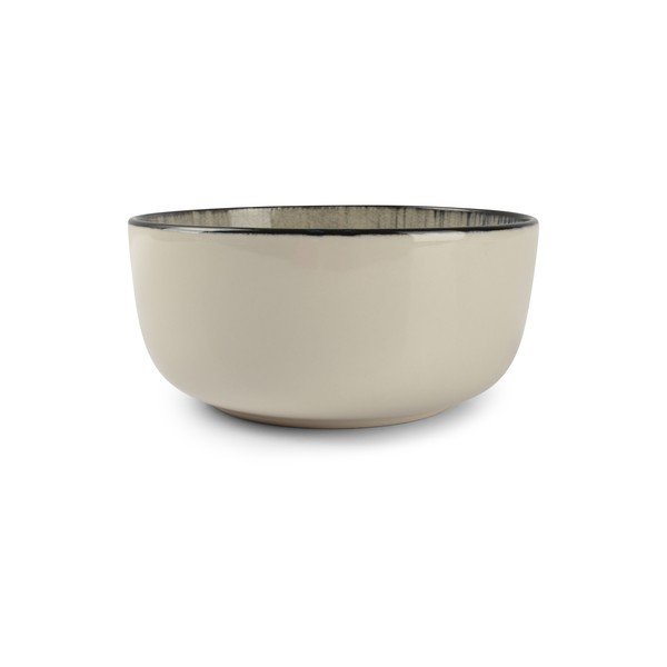 Czarna/kremowa kamionkowa miska 740 ml Gravel – ONA-image-2