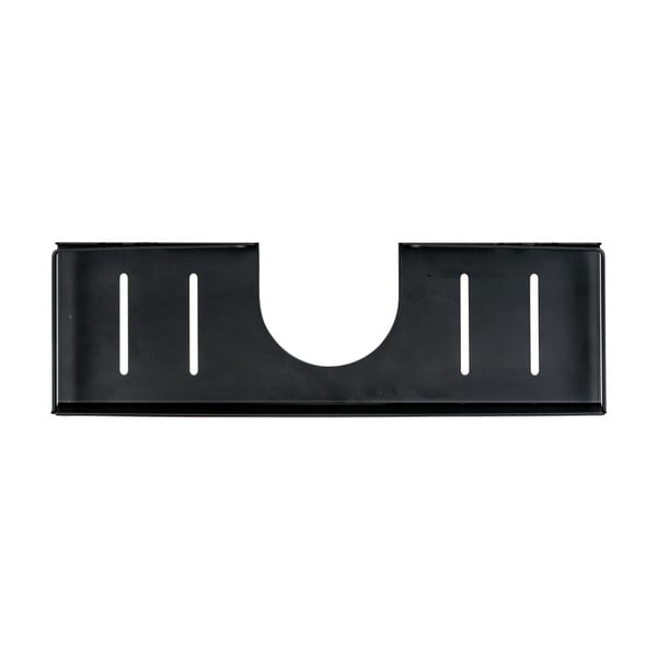 Czarna samoprzylepna półka łazienkowa ze stali nierdzewnej Altarella – Wenko-image-4