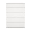 Biała wysoka komoda 77x107 cm Nova – Tvilum