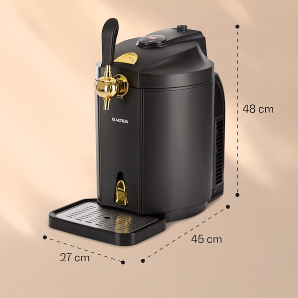 Czarny dystrybutor do piwa Klarstein Skal-image-1