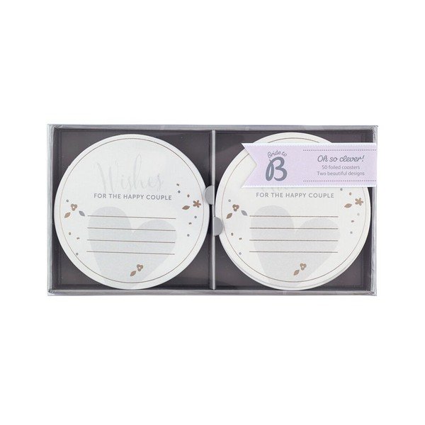 Ślubne podstawki dla gości z miejscem na notatki Busy B-image-3