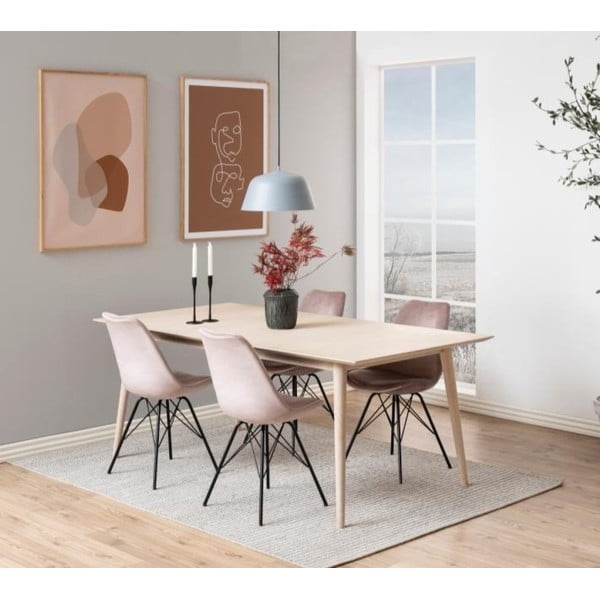 Czarne/różowe krzesło Eris – Actona-image-1