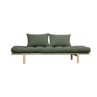 Sofa z zielonym obiciem Karup Design Pace Natural/Olive Green