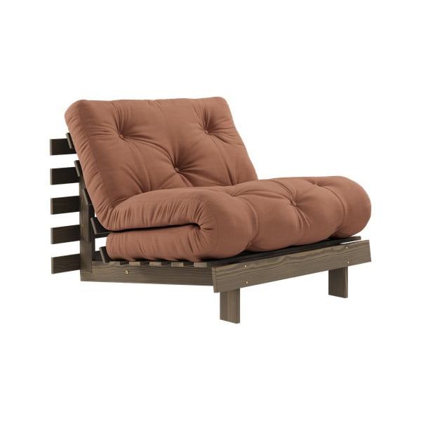Pomarańczowomiedziany fotel Roots – Karup Design