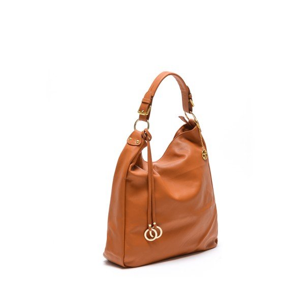Skórzana torebka Tote 2087 Cognac-image-3