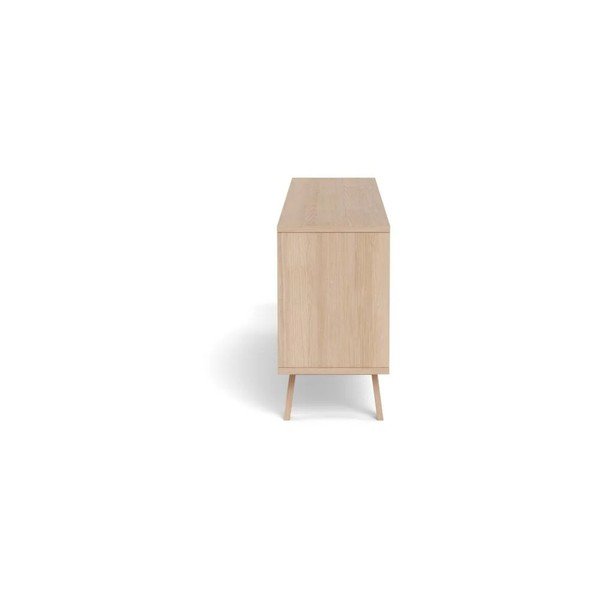 Fornirowana komoda w jasnym naturalnym kolorze 200x75x40 cm Lamberth – Actona-image-3
