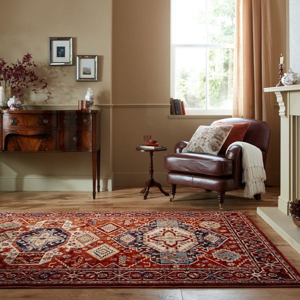 Czerwony dywan 120x170 cm Gillingham – Flair Rugs-image-1